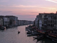 ヴェネチアの夕景無料壁紙